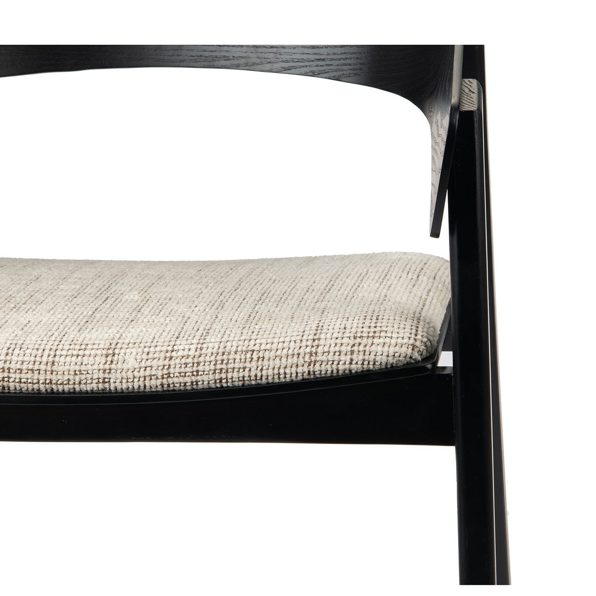 EDO -Holzsessel schwarz (2er-Set)