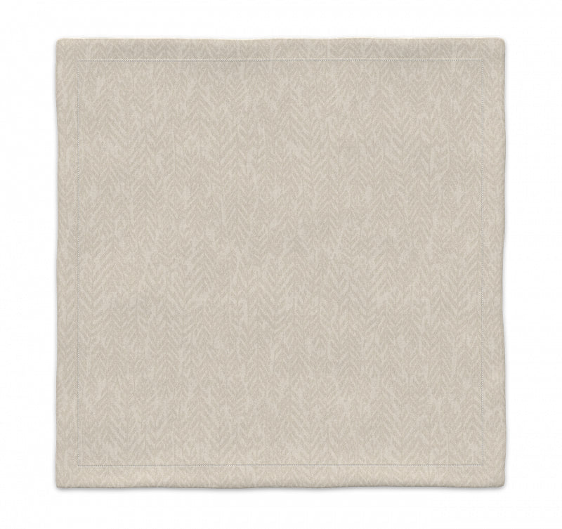 Serviette „Farn“ aus Leinen, Sand-Ecru