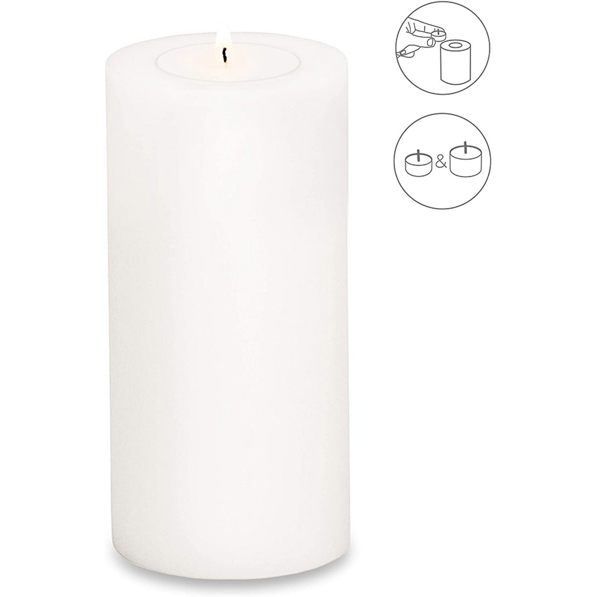 Dauerkerze Cornelius, H. 18 cm