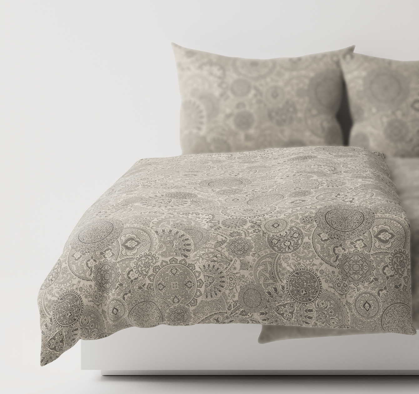 Bettwäsche Intarsio Anthrazit - 89