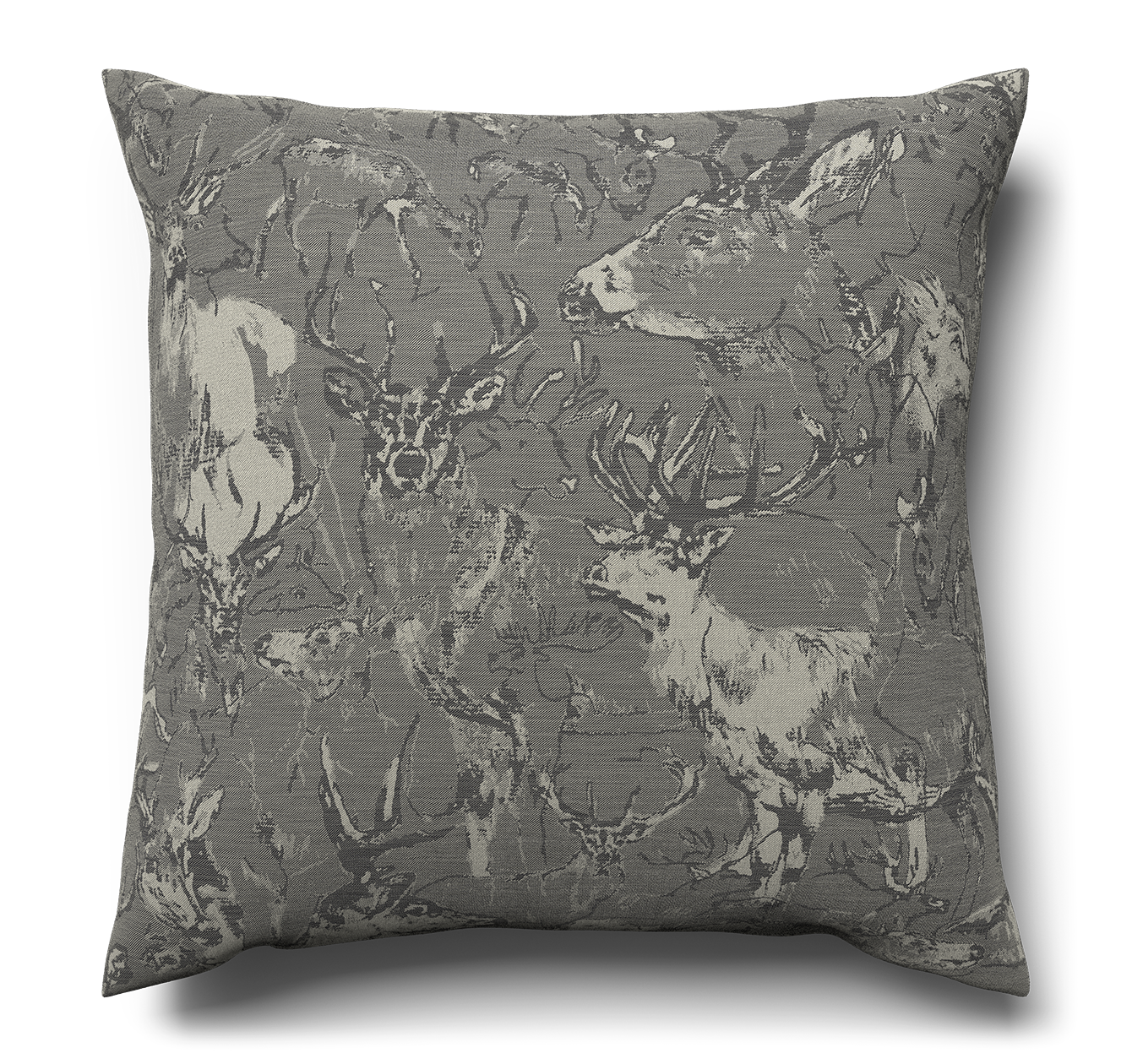 Dekokissen Hirsche, Anthrazit