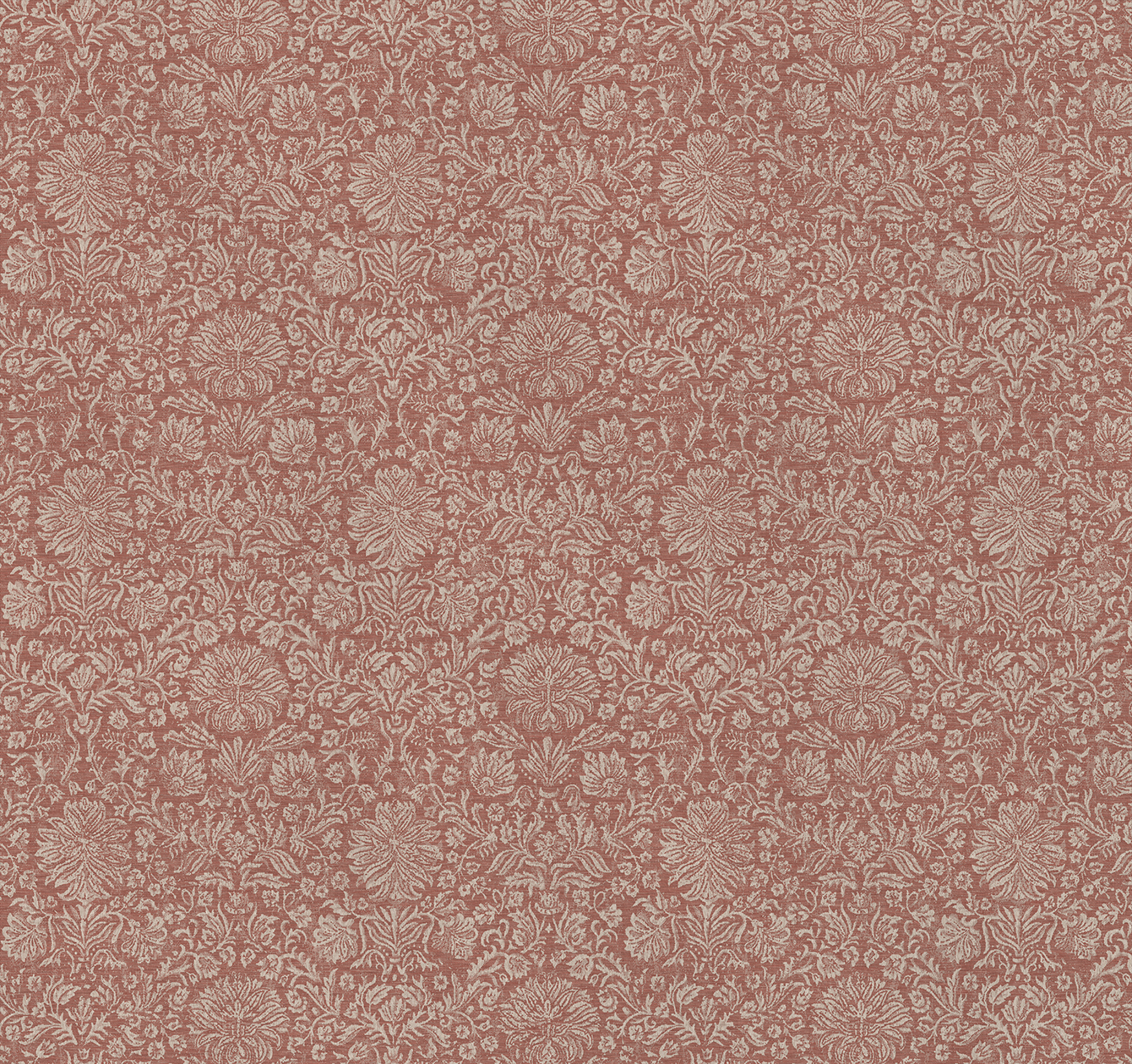 Dekokissen Fleur Royale, Rostrot