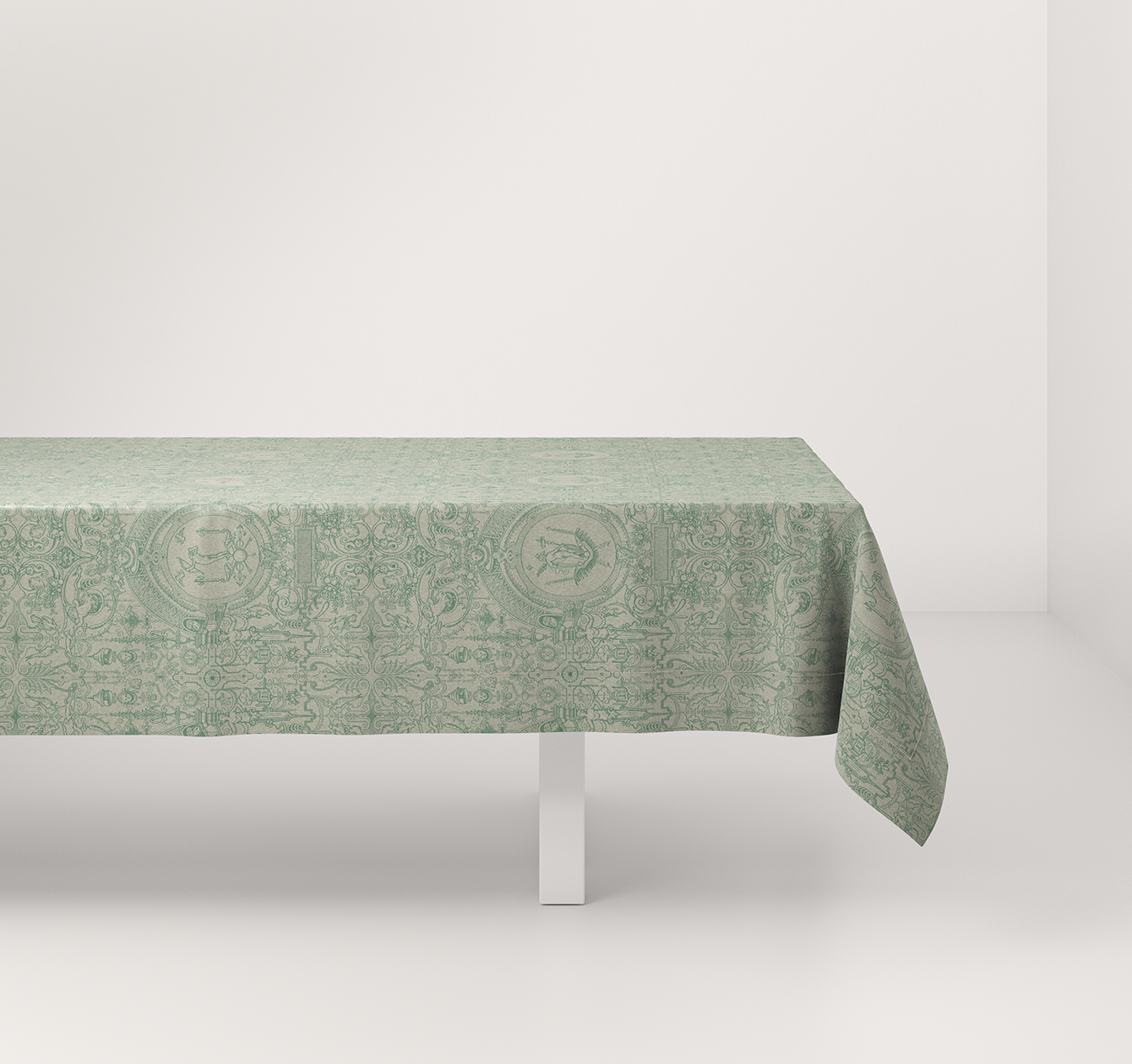 Tischdecke Cartouche, Jade