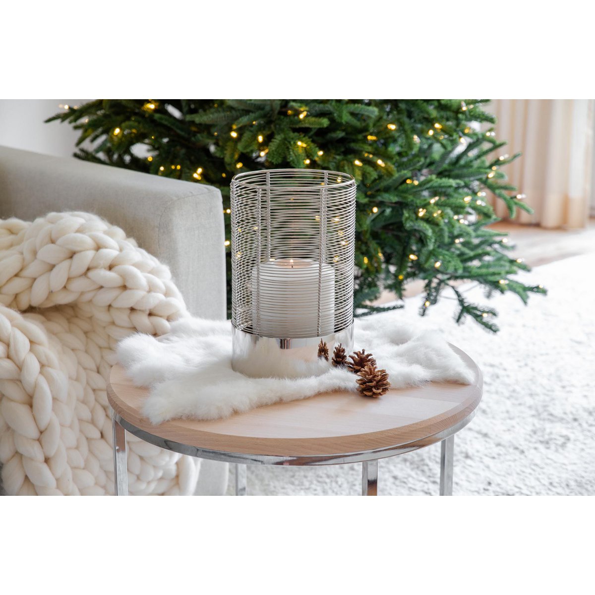 Dauerkerze Cornelius Ø 12cm H 15cm