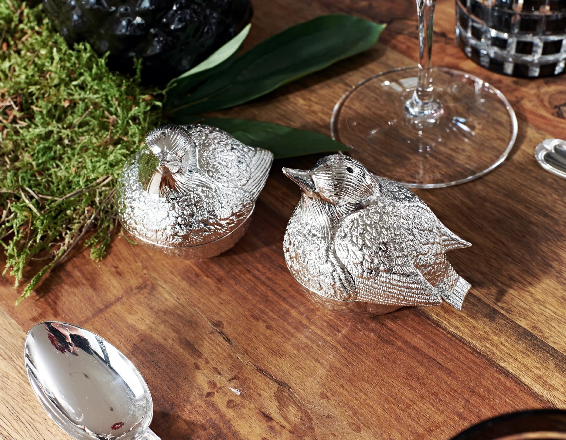 Salz- und Pfefferstreuer Spatzen