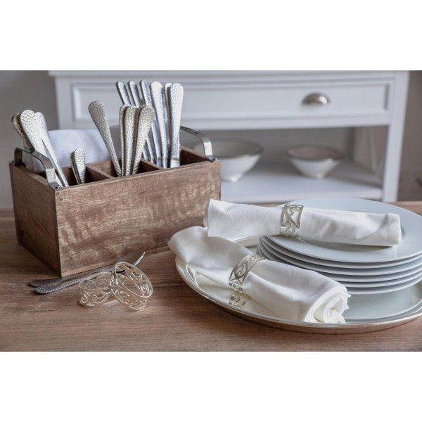 4er Set Serviettenringe Vita