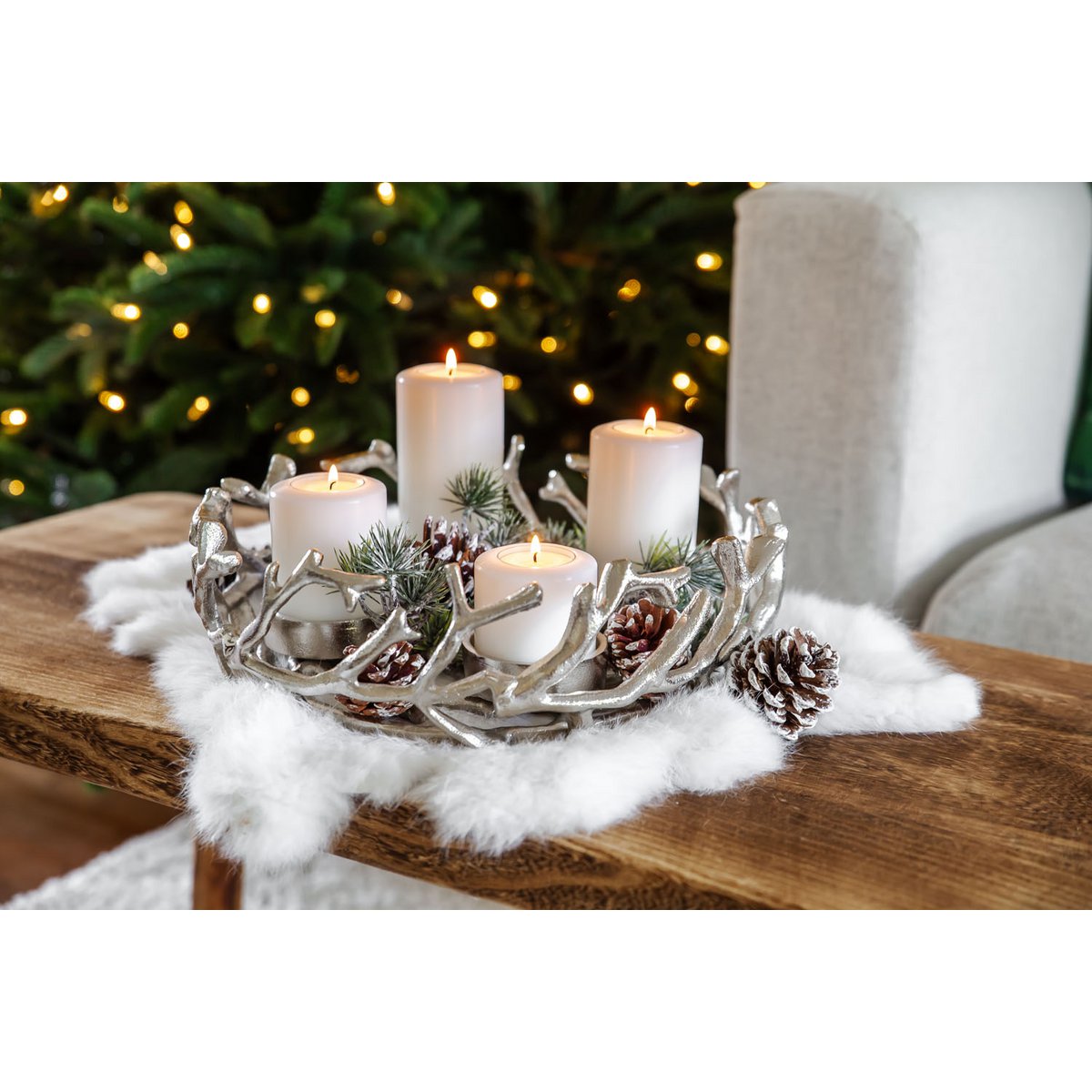 4er-Set Dauerkerze Cornelius