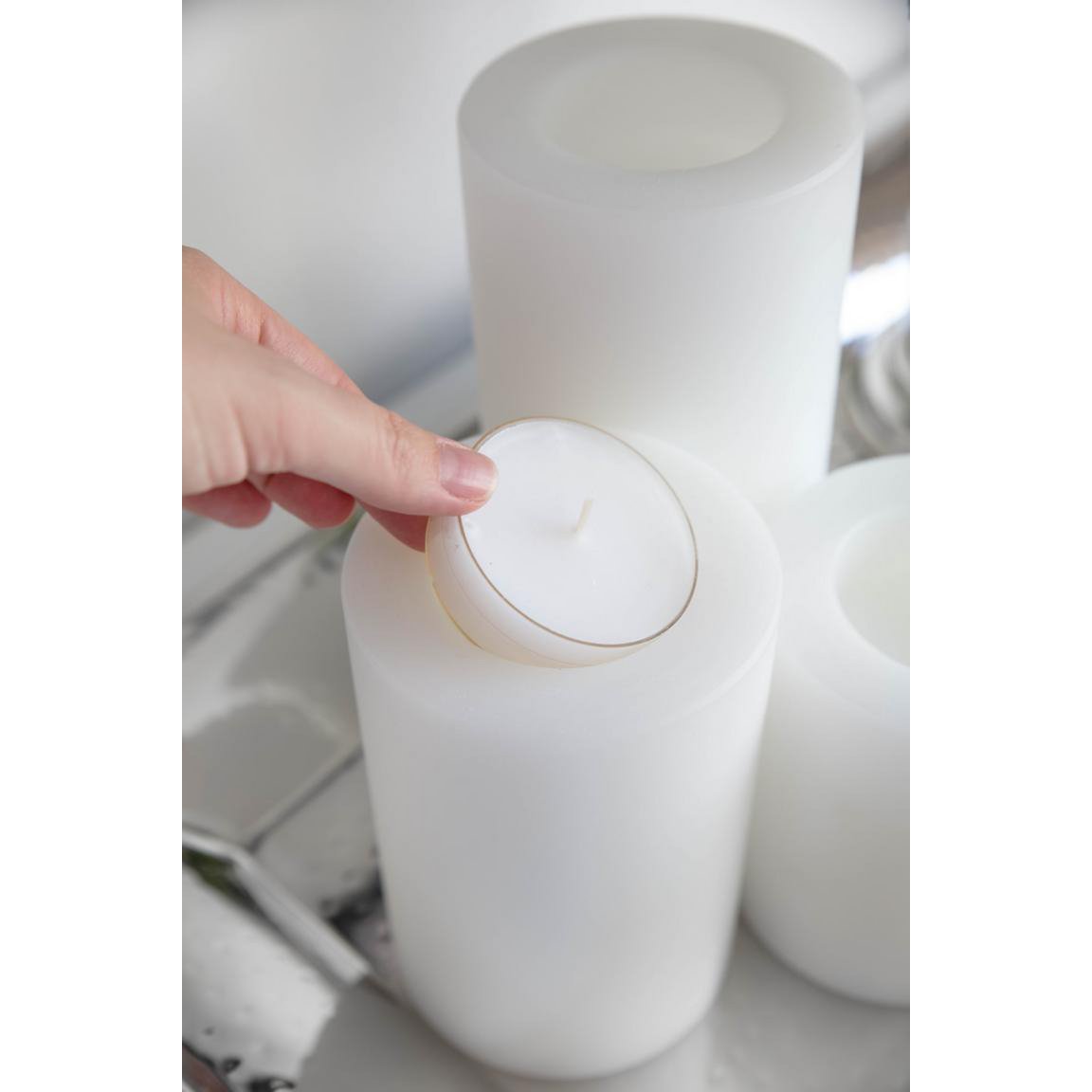 Dauerkerze Cornelius für Maxi-Teelicht