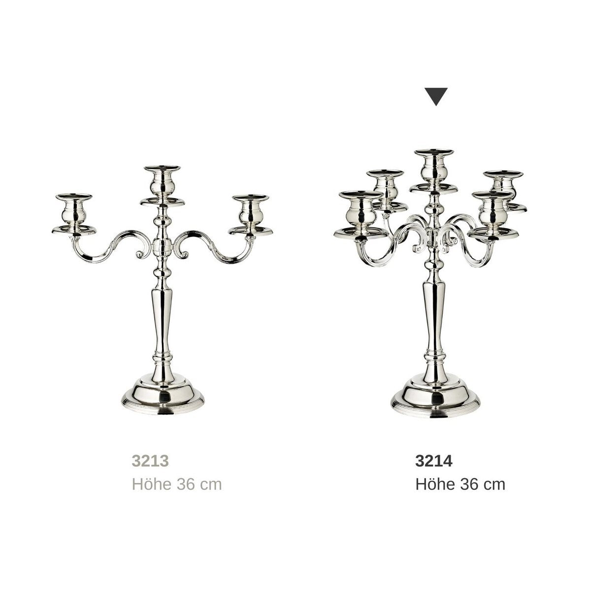 Kerzenleuchter Regina, 5-flammig