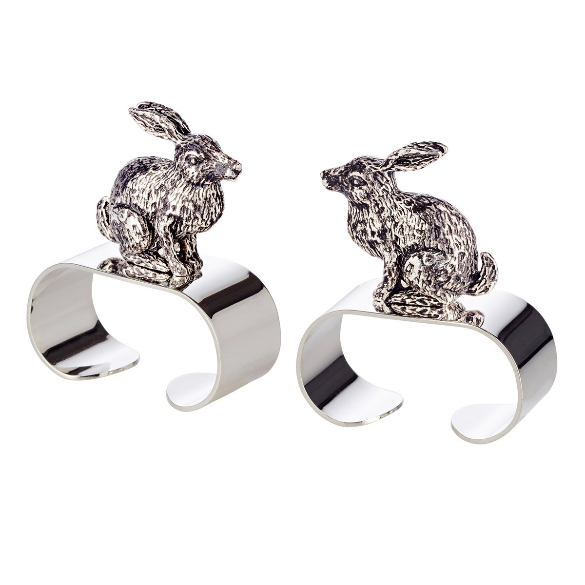 2er Set Serviettenring Hase