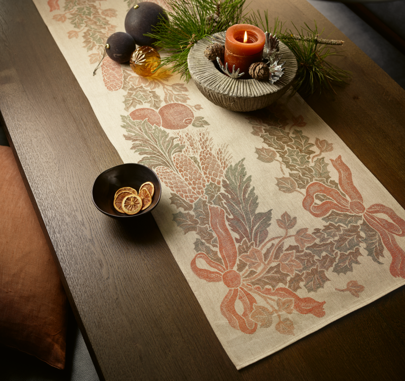 Tischläufer Girlande, Herbstlaub