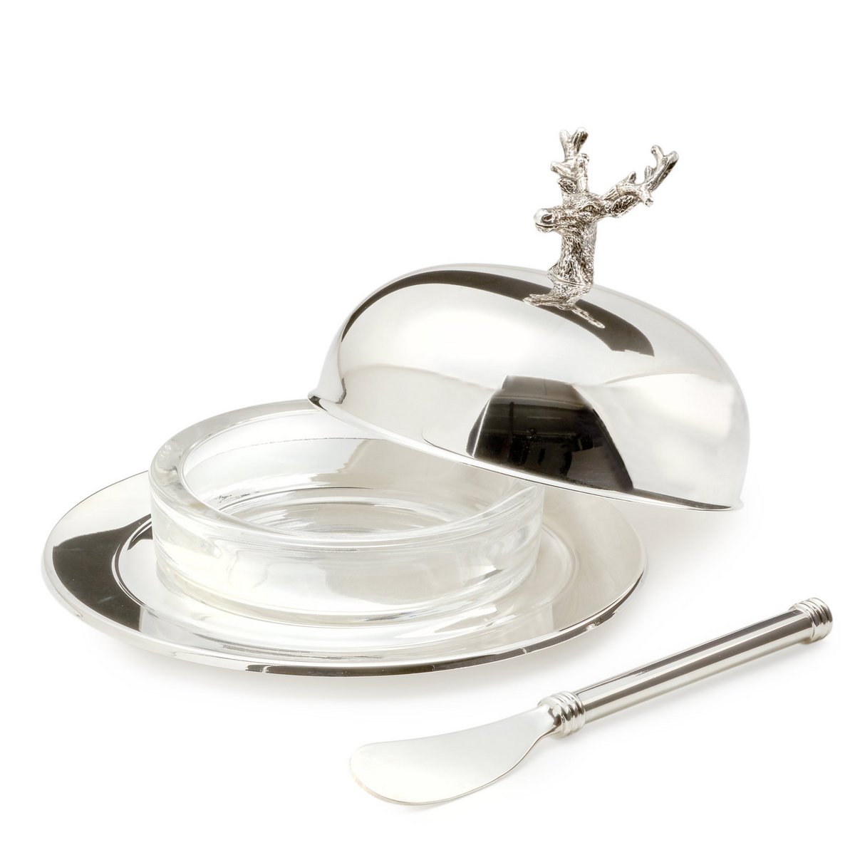 Butterdose Butterglocke Hirsch