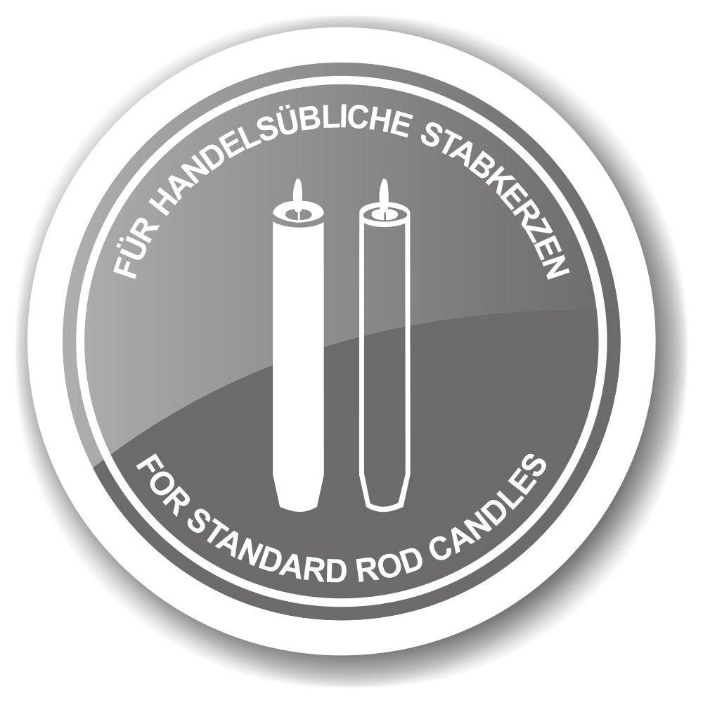 Flaschenaufsatz Kerzenhalter