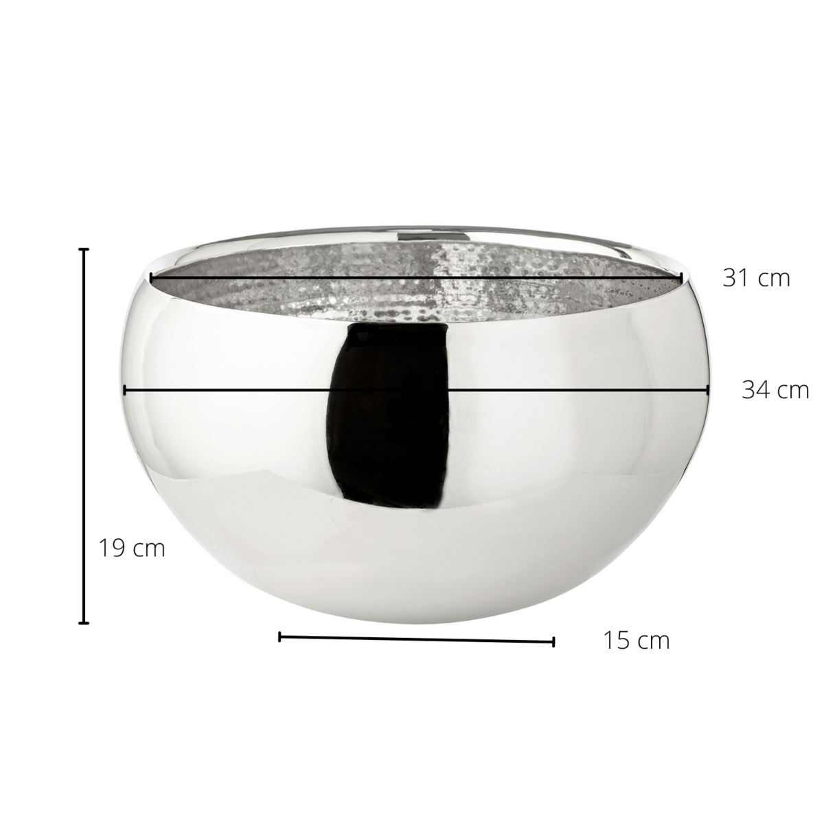 Flaschenkühler Schale Eneaø 35 cm