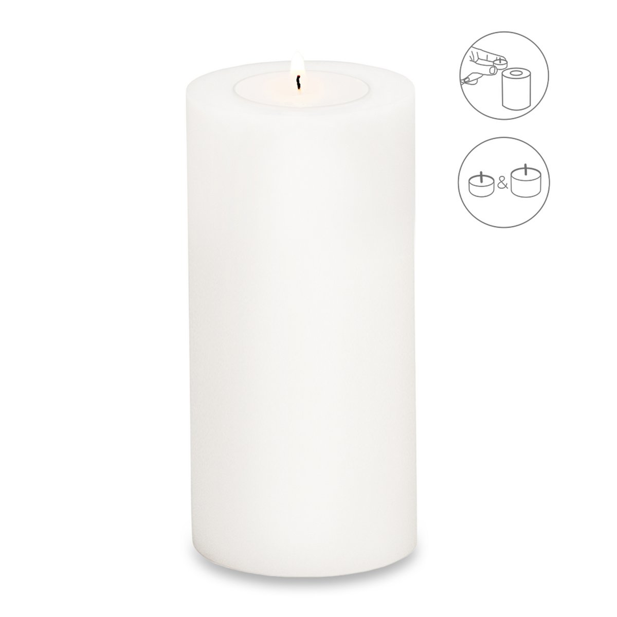 Dauerkerze Cornelius H. 21 cm