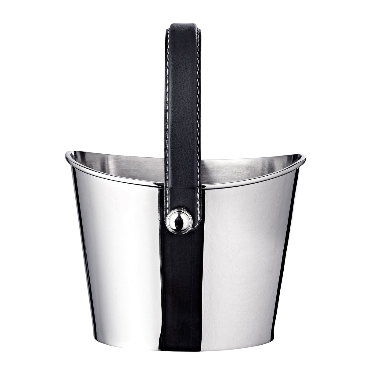 Weinkühler Gilbert mit schwarzem Ledergriff