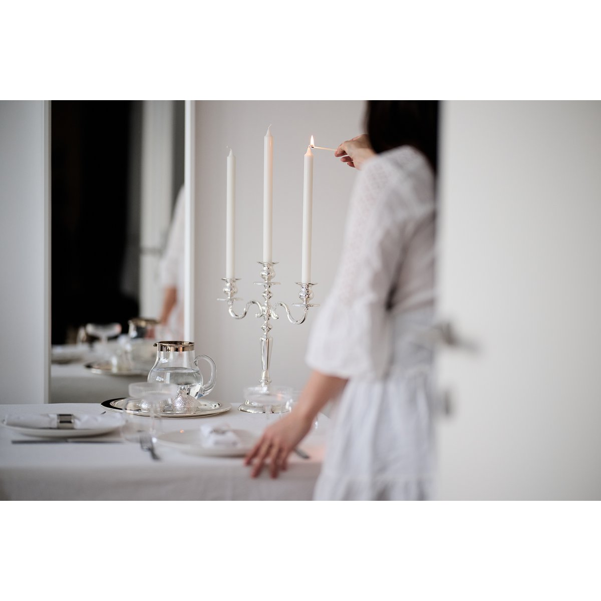Kerzenständer Regina, 3-flammig, H. 36 cm