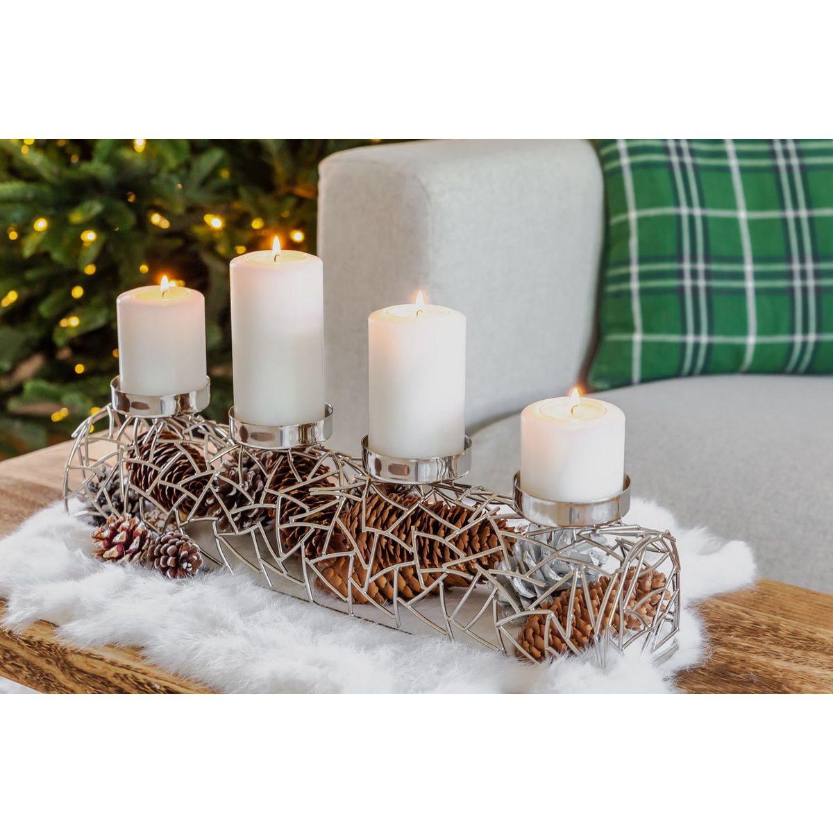 4er-Set Dauerkerze Cornelius