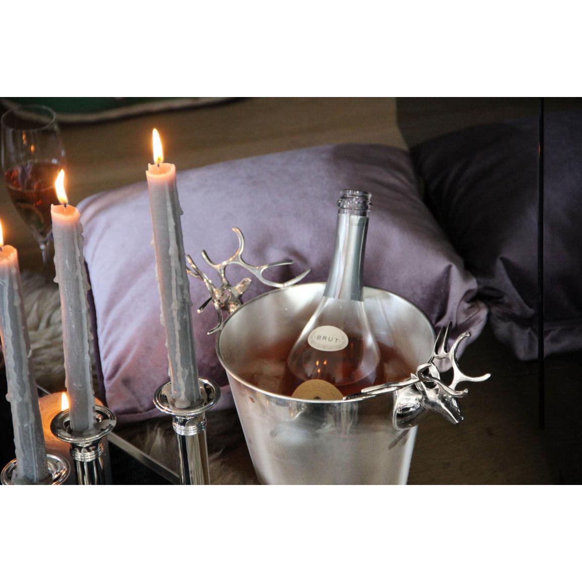 Flaschenkühler mit Elchkopf-Griffen