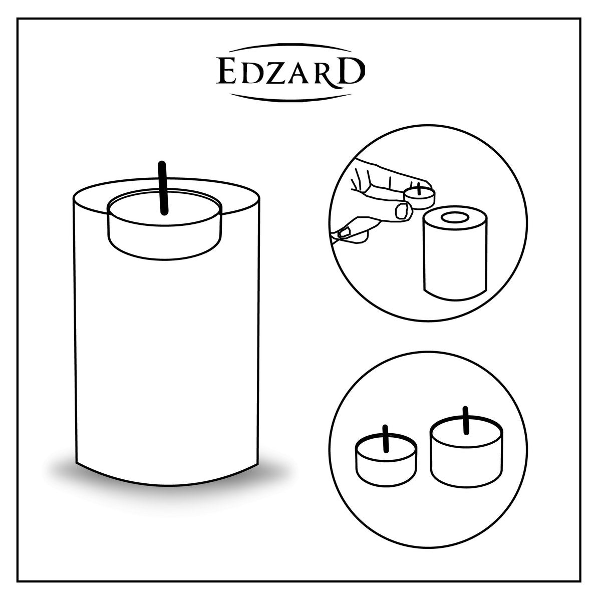 Teelichthalter Cornelius Ø 8 cm, H 7 cm