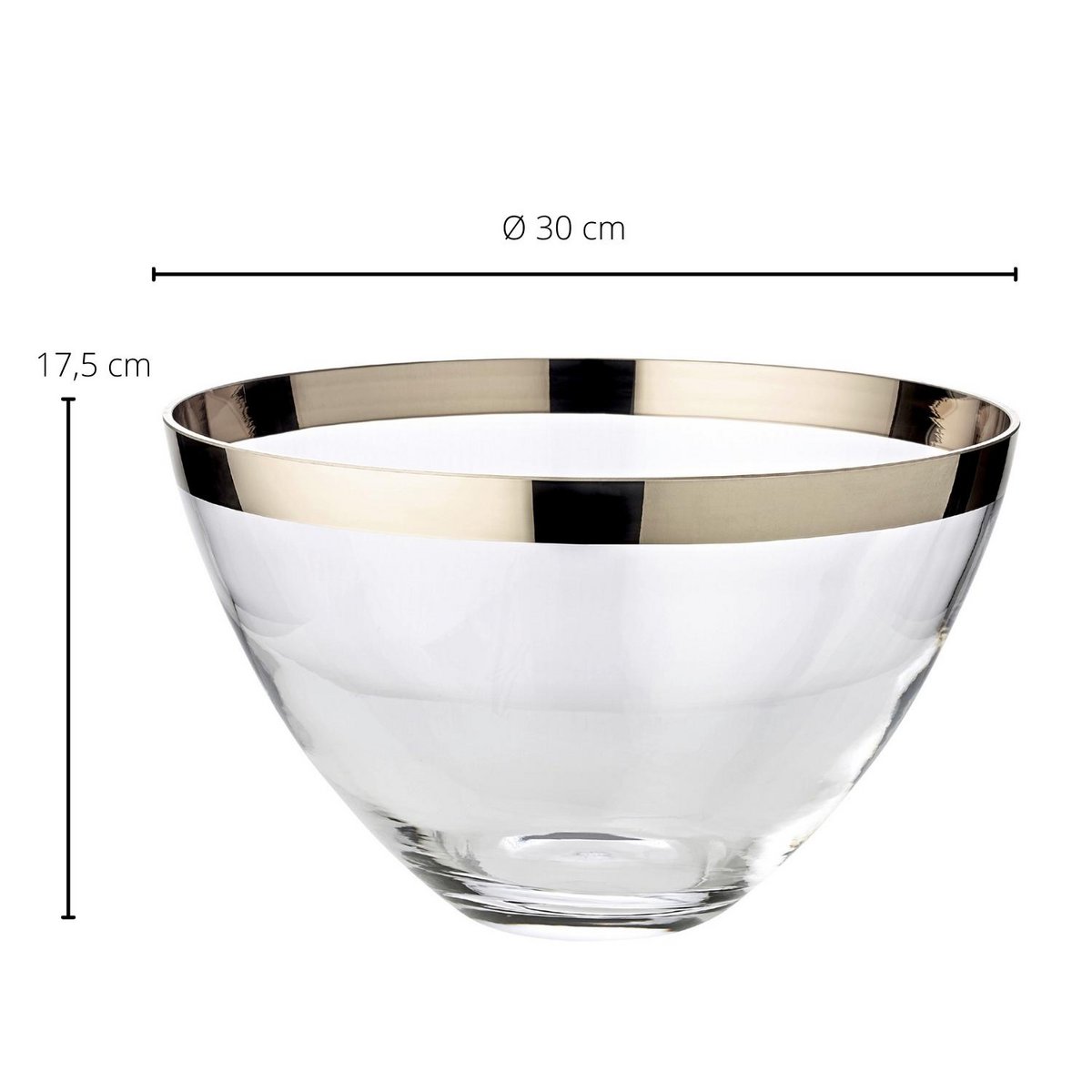 Schale Dekoschale Holly Ø 30 cm