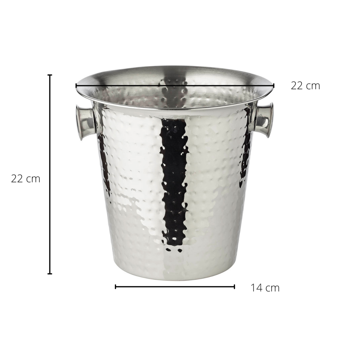 Sektkühler Joey mit Griffen