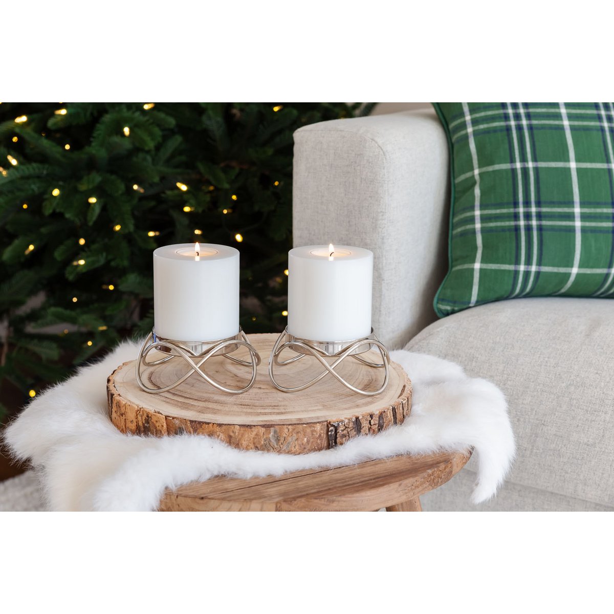 2er Set Kerzenhalter Bastia