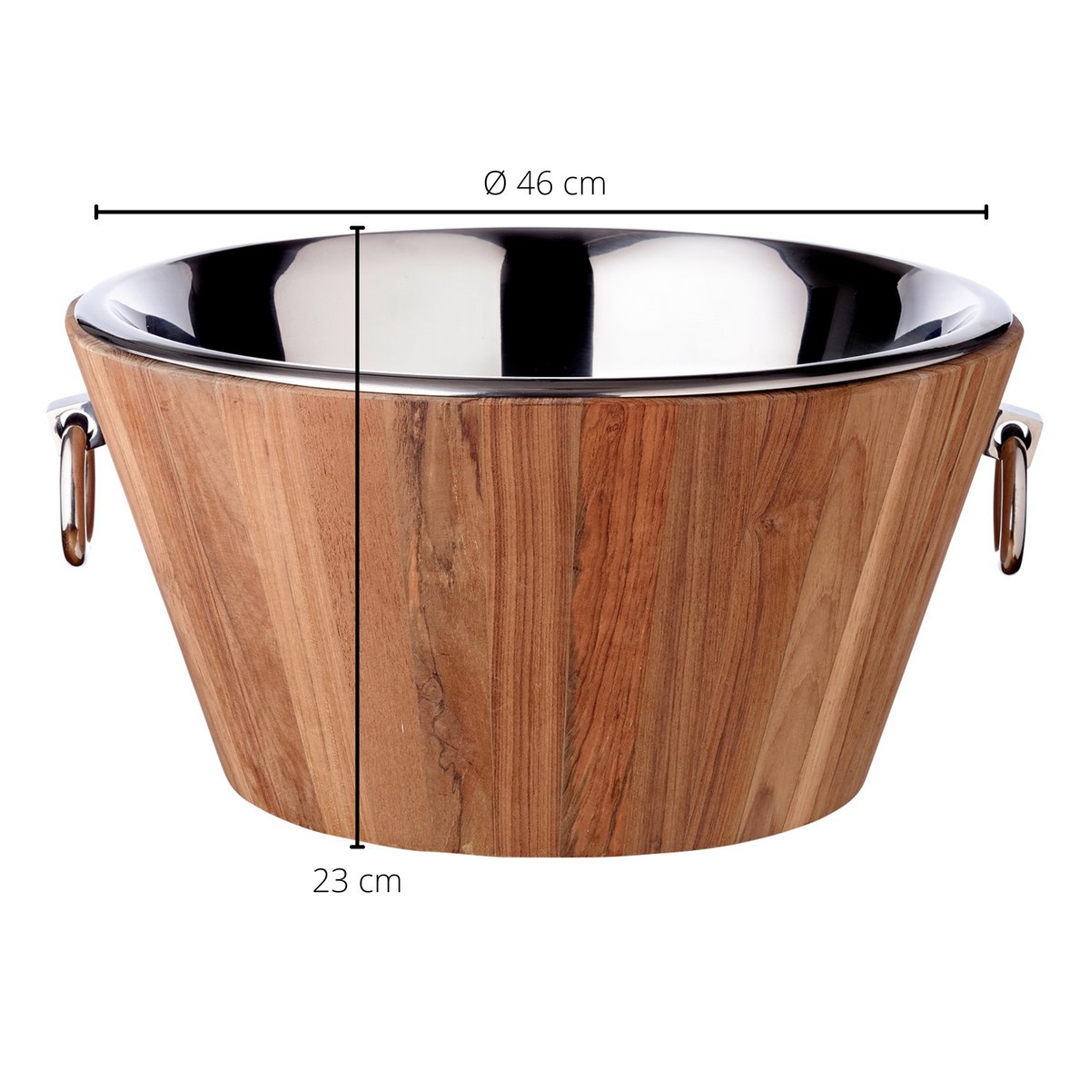 Champagnerkühler Santiago, Ø 46 cm mit Grif