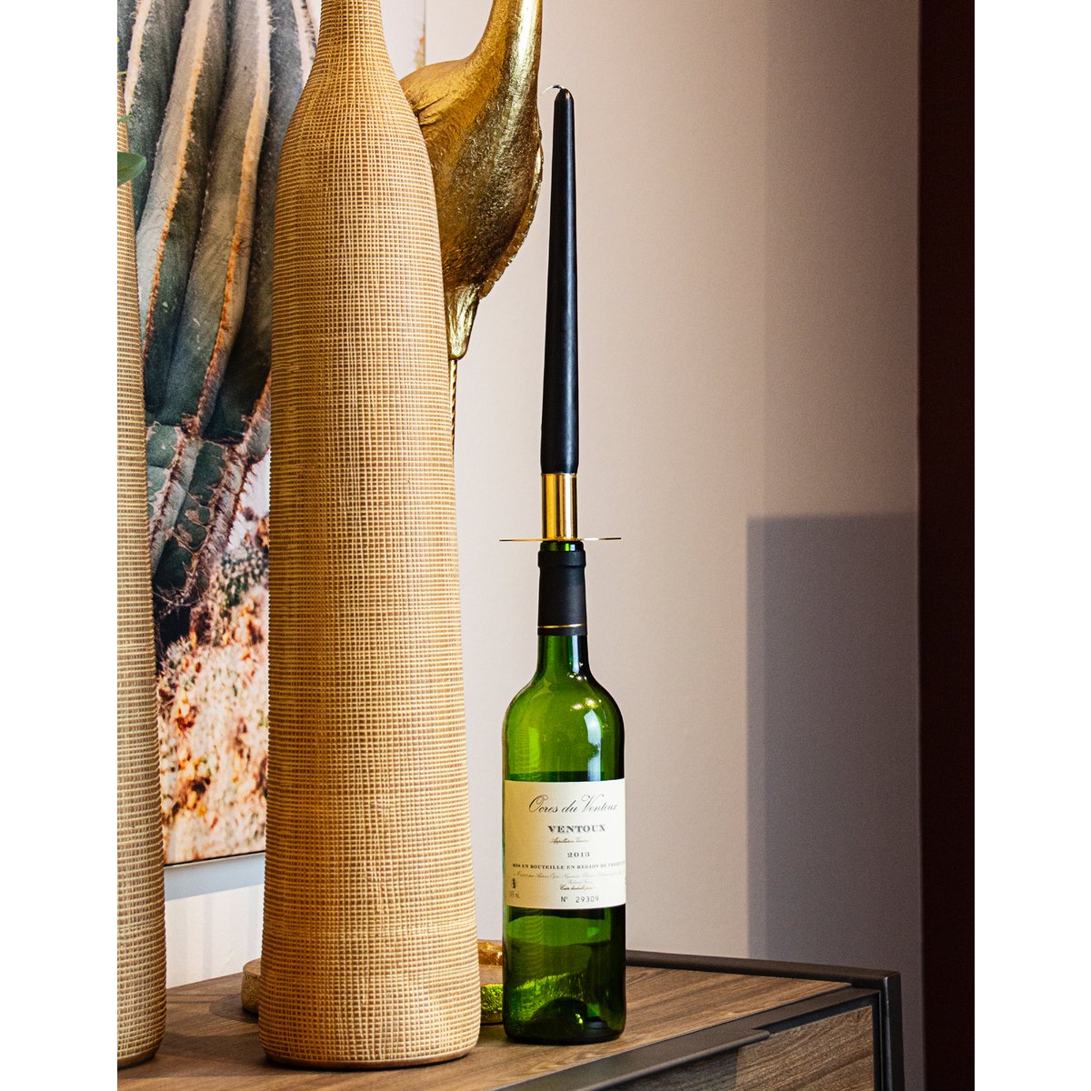 Flaschenaufsatz Kerzenhalter