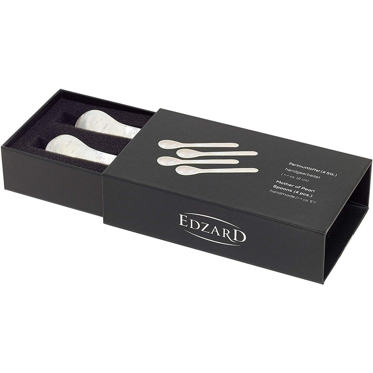 4er Set Perlmuttlöffel Kaviarlöffel Eierlöffel