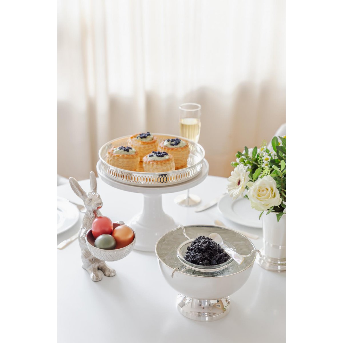 4er-Set Perlmuttlöffel (Kaviar- & Eierlöffel)