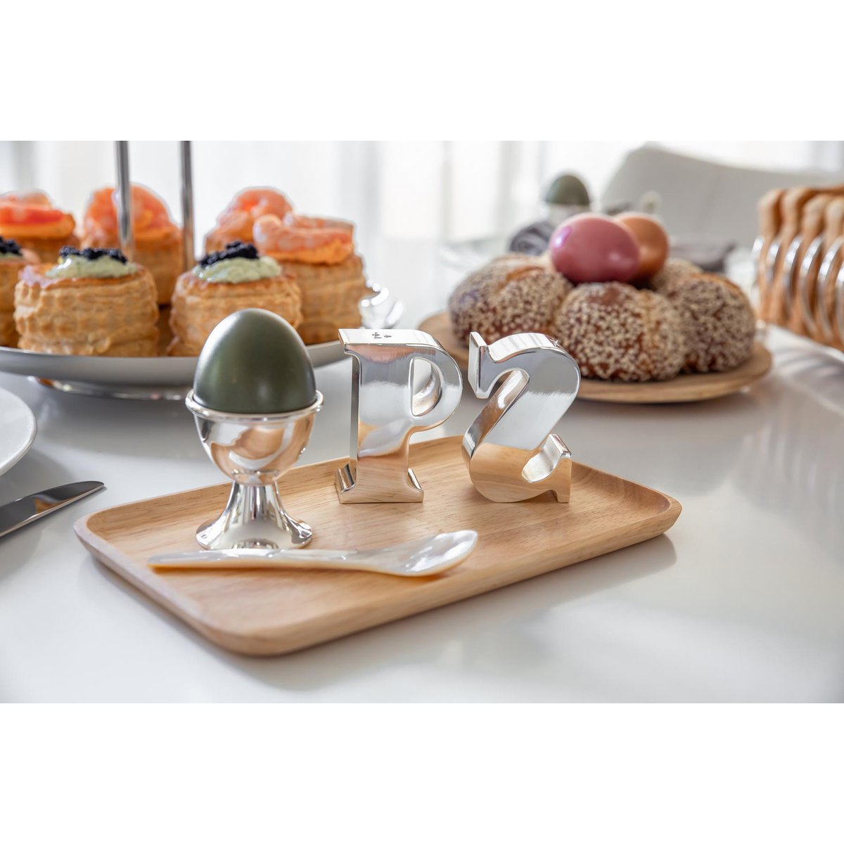 Salz- & Pfefferstreuer Favre, Buchstaben P & S