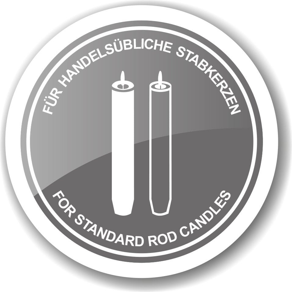 Kerzenständer Regina, 3-flammig, H. 36 cm