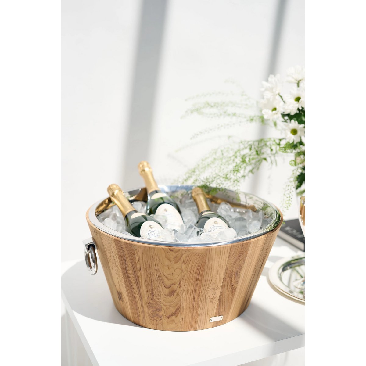 Champagnerkühler Santiago, Ø 46 cm mit Grif