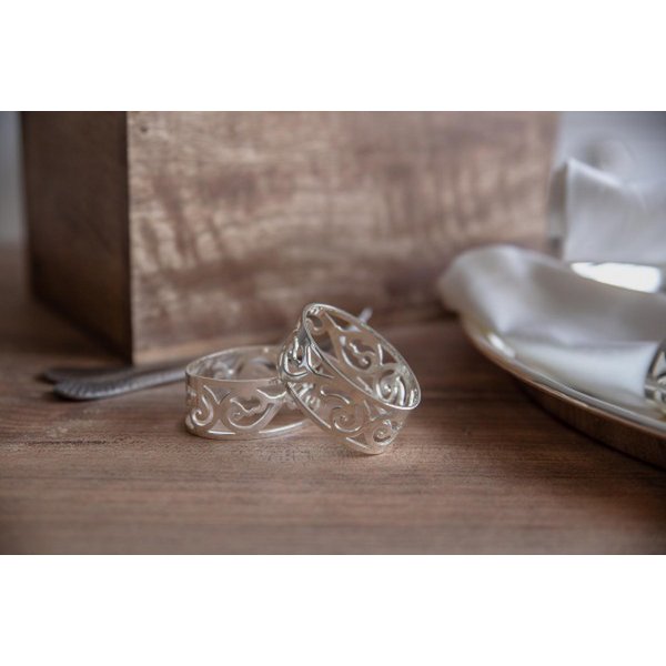 4er Set Serviettenringe Vita