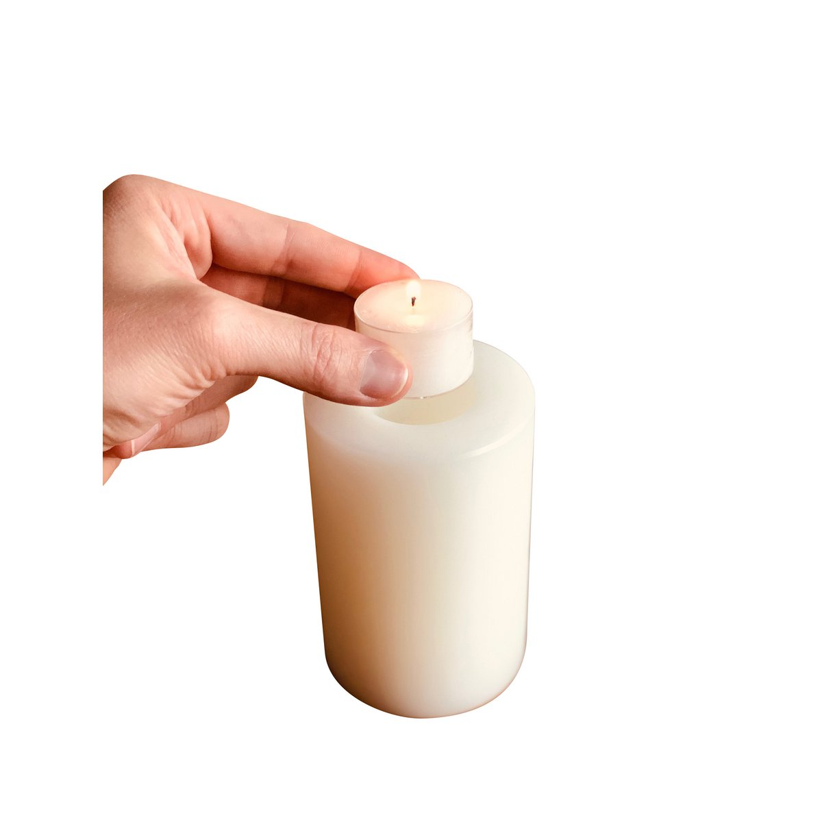 Teelichthalter Cornelius für Maxi-Teelicht, Höhe 12 cm