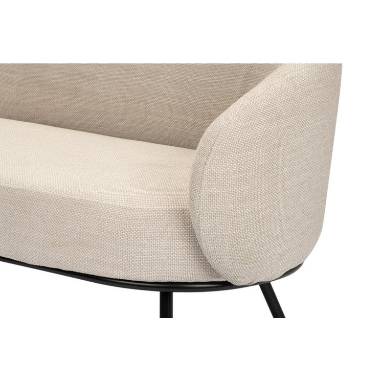 Mars Zweisitzer-Sofa Beige