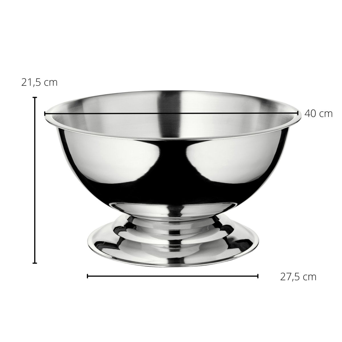 Champagner Schale Cara Ø 40 cm glatt