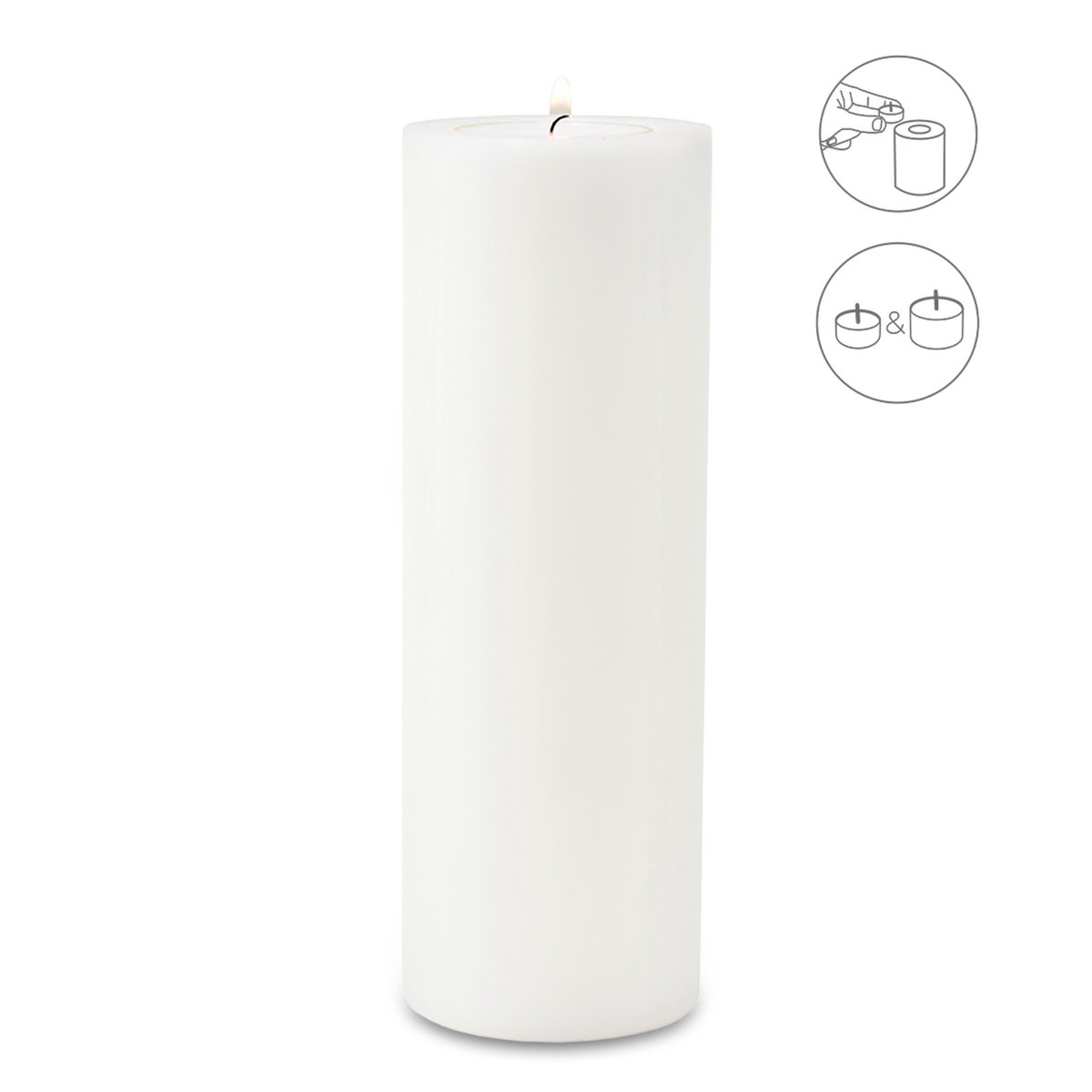 Dauerkerze Cornelius, H. 30 cm