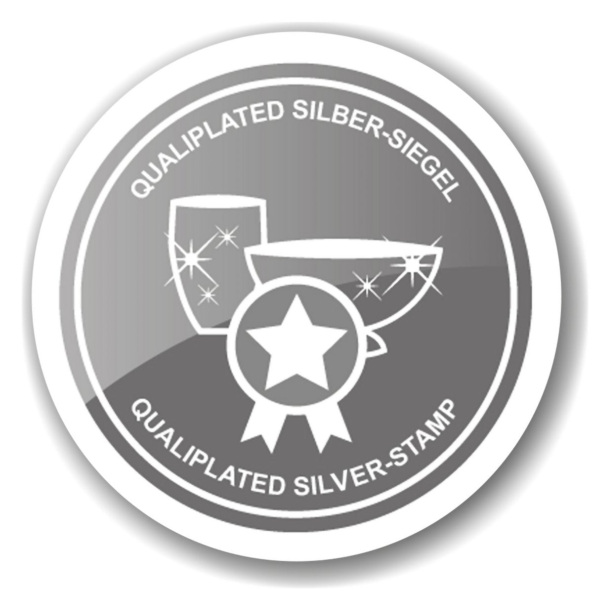 Silber Trinkglas Salta, Goldoptik