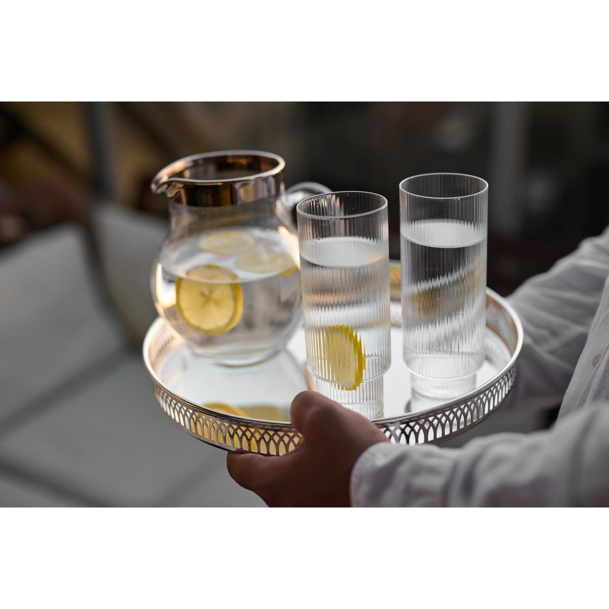 Serviertablett Delphi