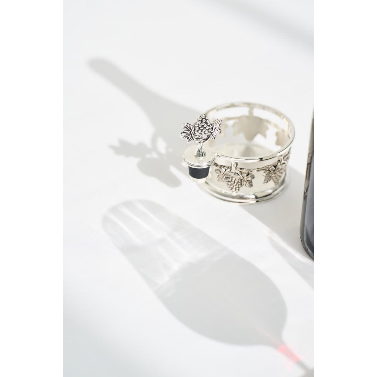 Flaschenuntersetzer Trauben