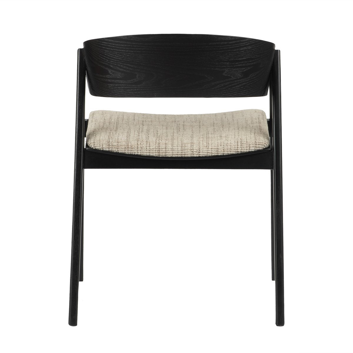 EDO -Holzsessel schwarz (2er-Set)