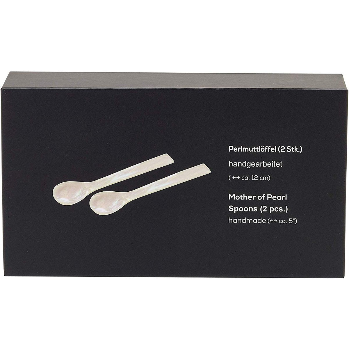 2er Set Perlmuttlöffel Kaviarlöffel Eierlöffel
