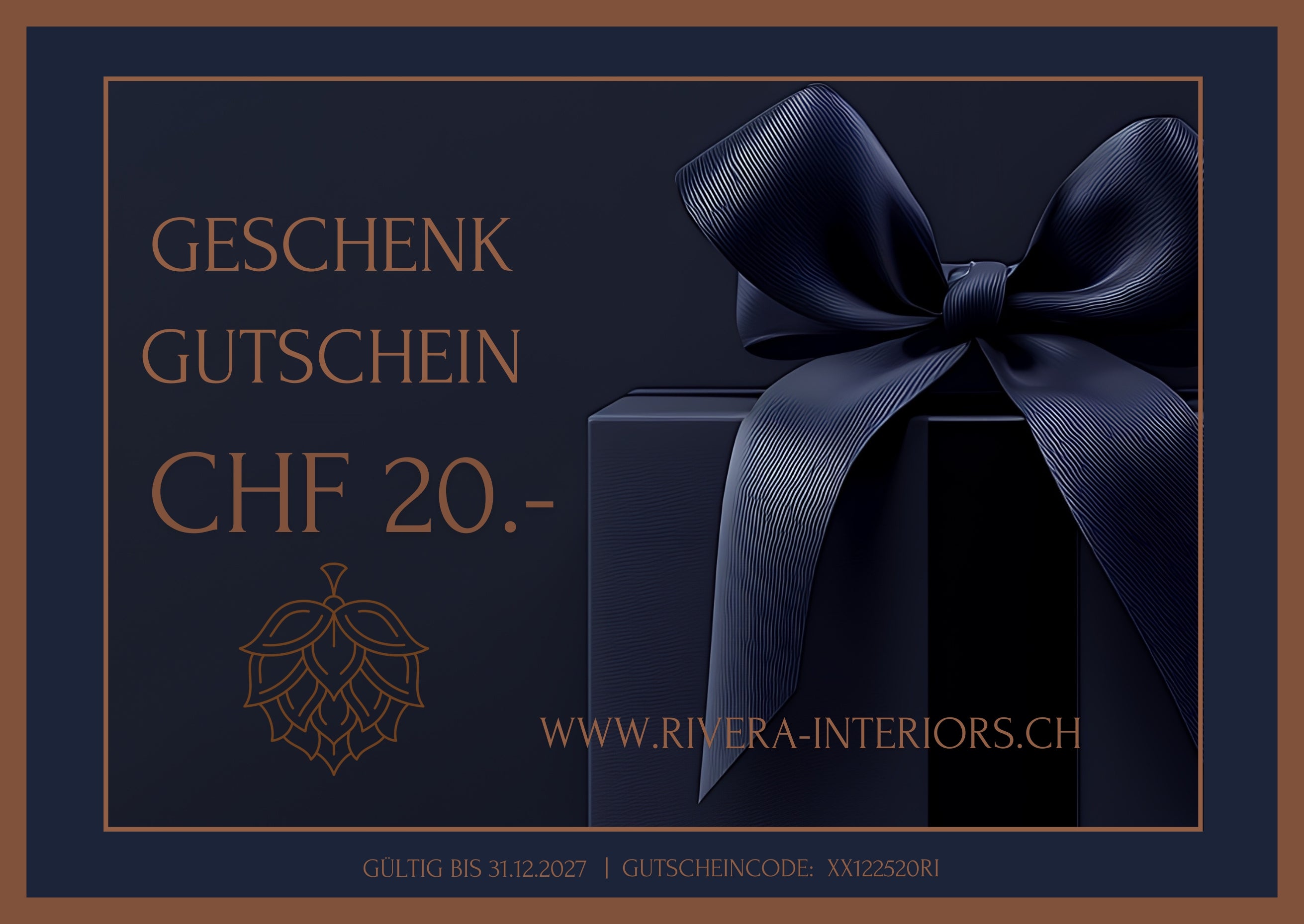 GESCHENKGUTSCHEIN RIVERA INTERIORS 20