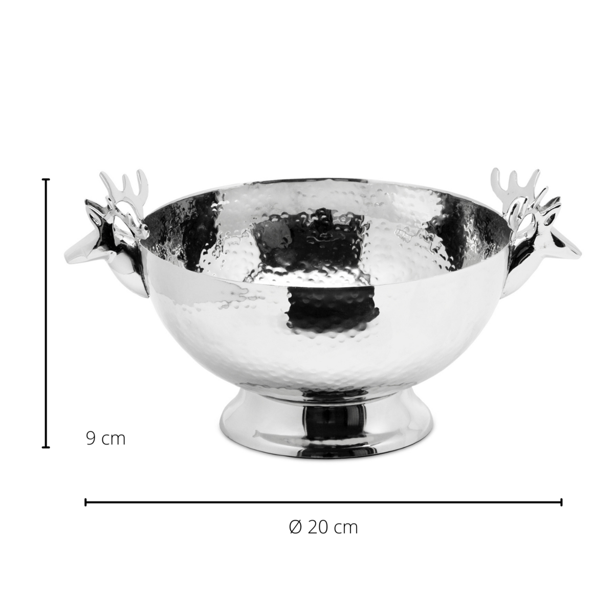 Schale mit Rentier-Köpfen