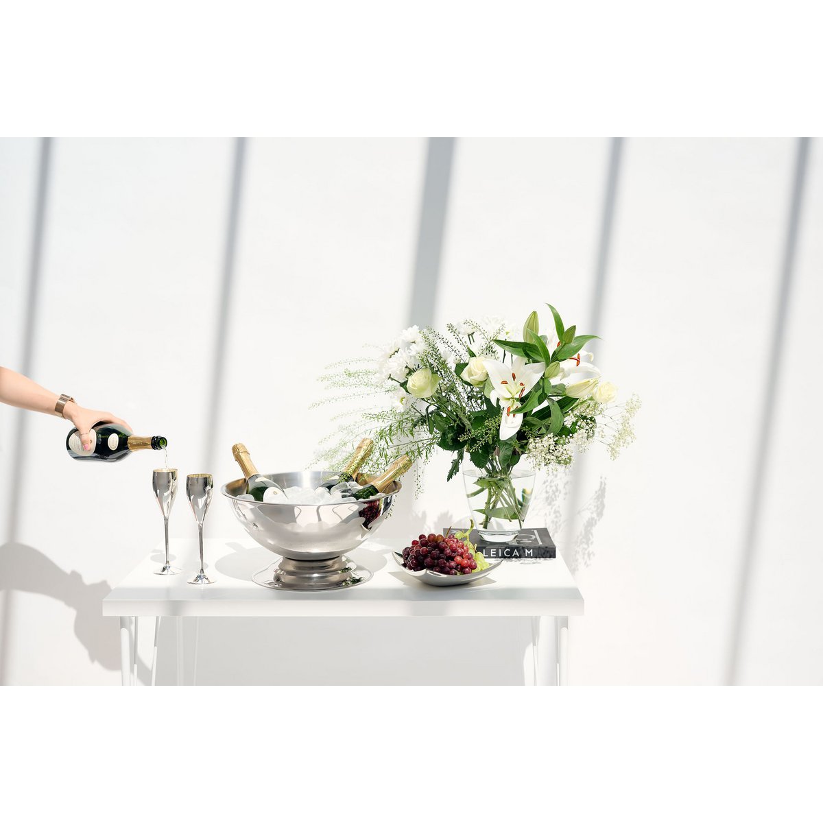 Champagner Schale Cara 2er Set Ø 40 cm