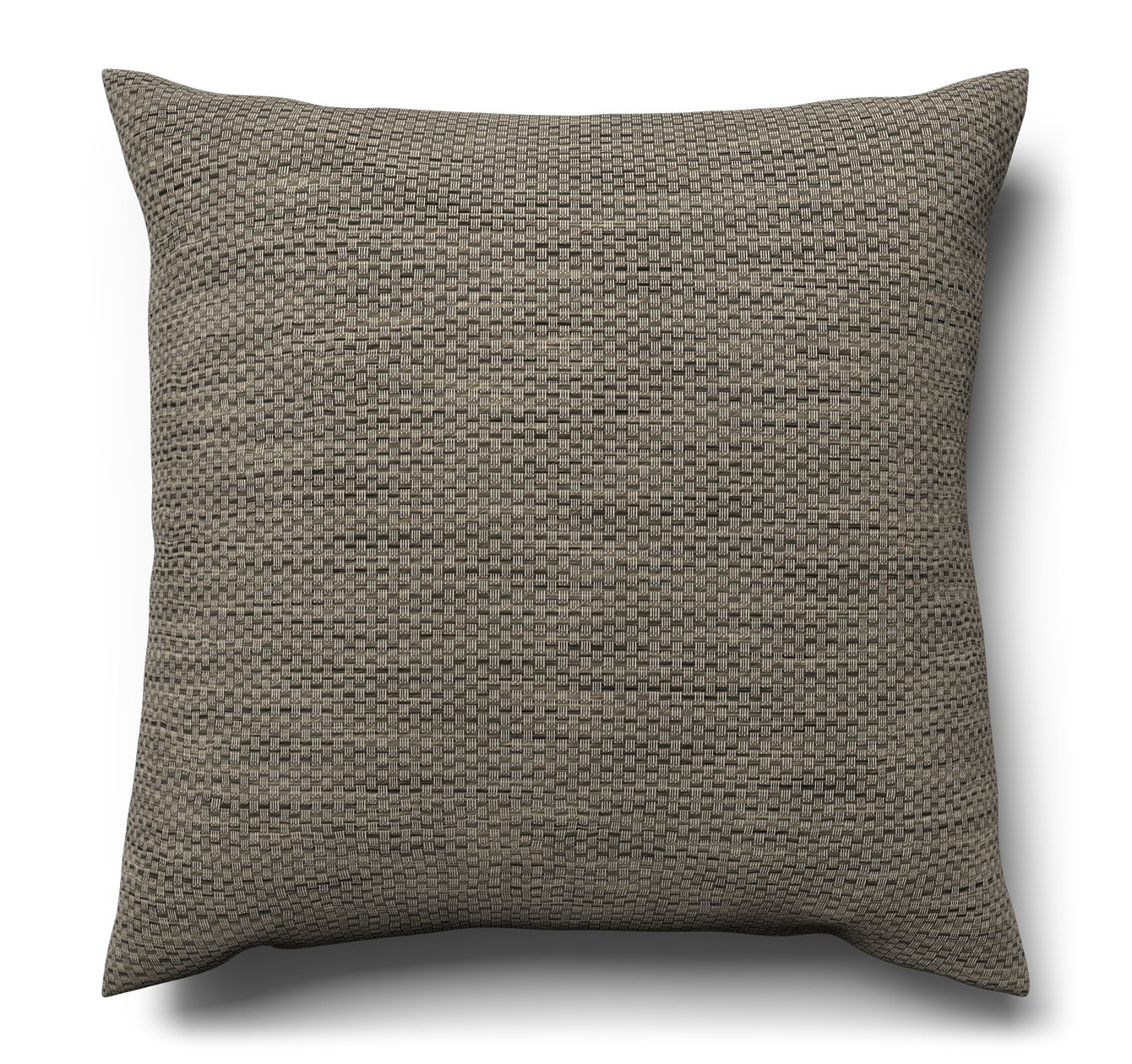 Dekokissen Grobes Korbgeflecht, Anthrazit - 89