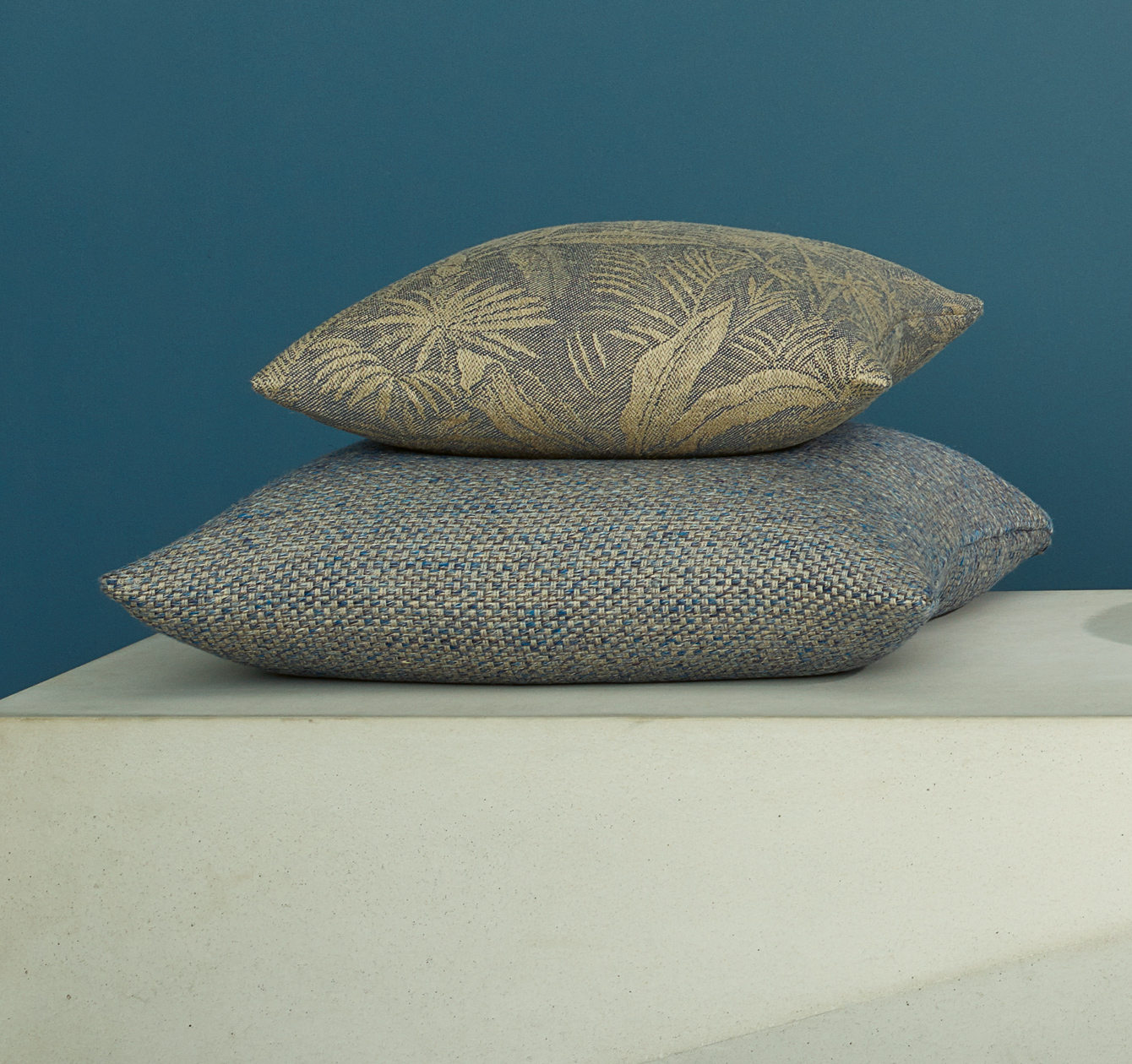 Dekokissen Grobes Korbgeflecht, Anthrazit - 89