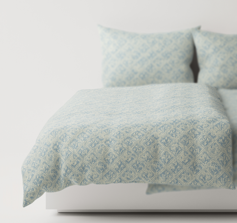 Bettwäsche Aquarell 262, Blue Fog